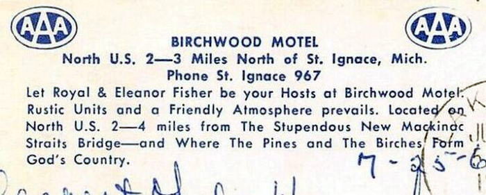 Birchwood Motel - Vintage Postcard (newer photo)